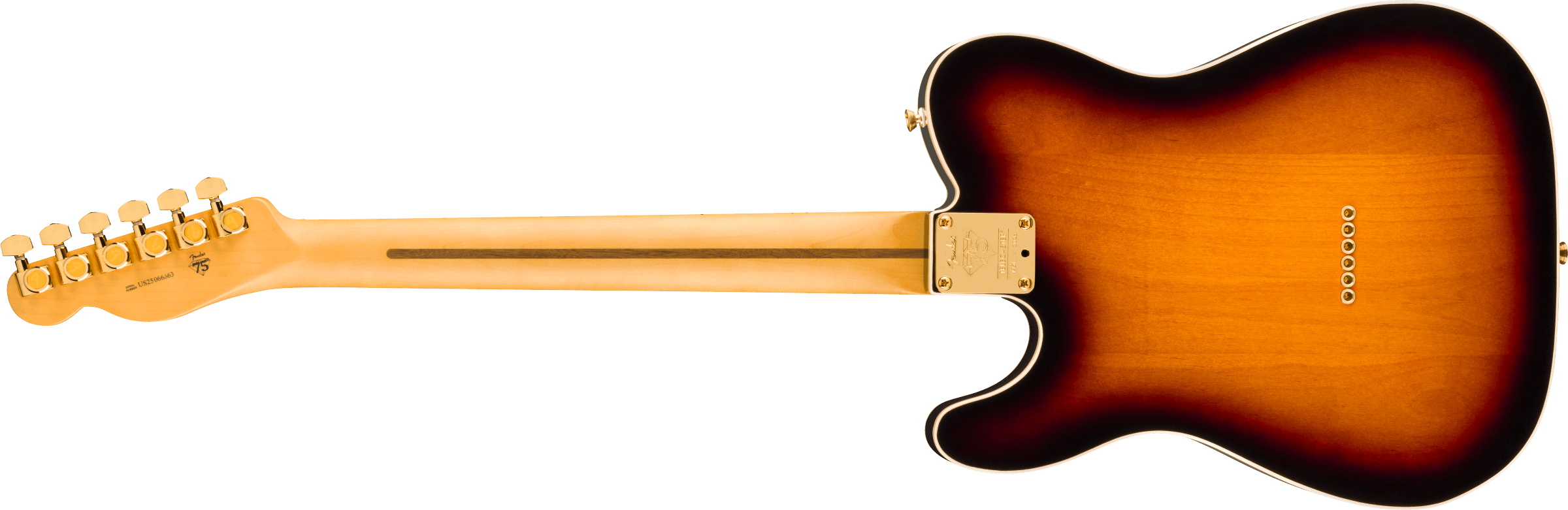 75th Anniversary American Professional Custom Telecaster®, Maple Fingerboard, 2-Color Sunburst