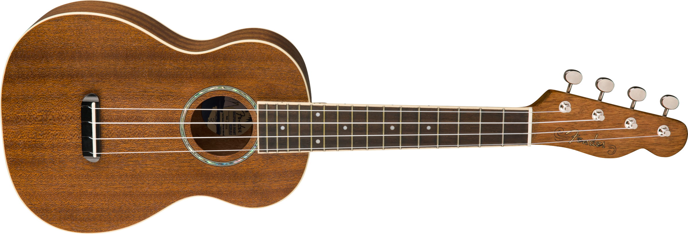 Fender Zuma Concert Ukulele, Walnut Fingerboard, Natural