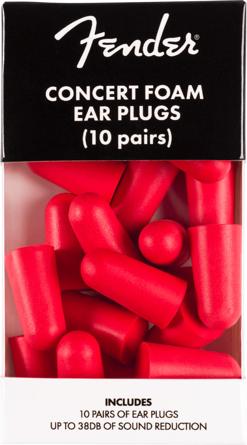 Concert Foam Ear Plugs - 10 Pairs