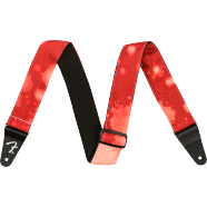 Fender Tie Dye Acid Wash Strap, Red, 2"