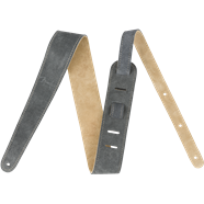 Fender Reversible Suede Strap, Gray/Tan, 2"