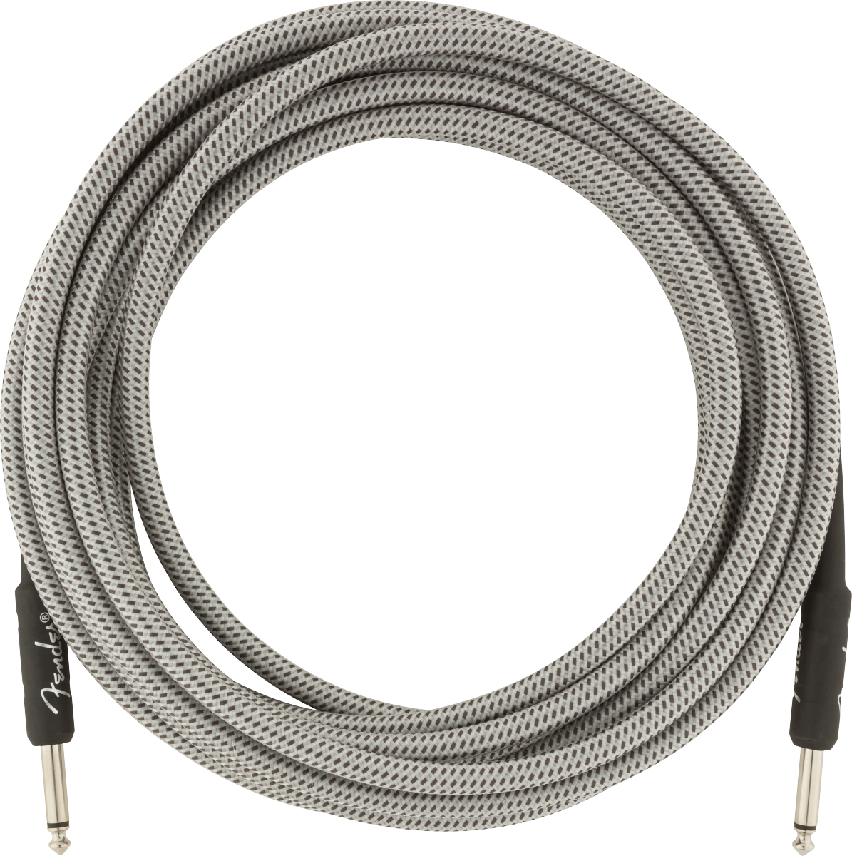 Fender Professional Series Instrument Cable, 18.6', White Tweed