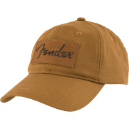 Fender Vintage Leather Badge Hat, Caramel