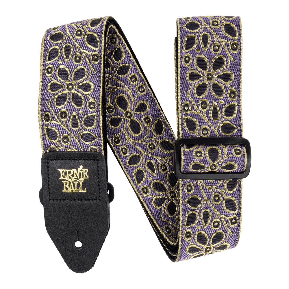 Ernie Ball Classic Jacquard Guitar Strap/Bass Strap - Jasmine and Juice
