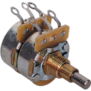 Fender Concentric 250K/500K Audio Solid Shaft Potentiometer, (Volume and Tone)
