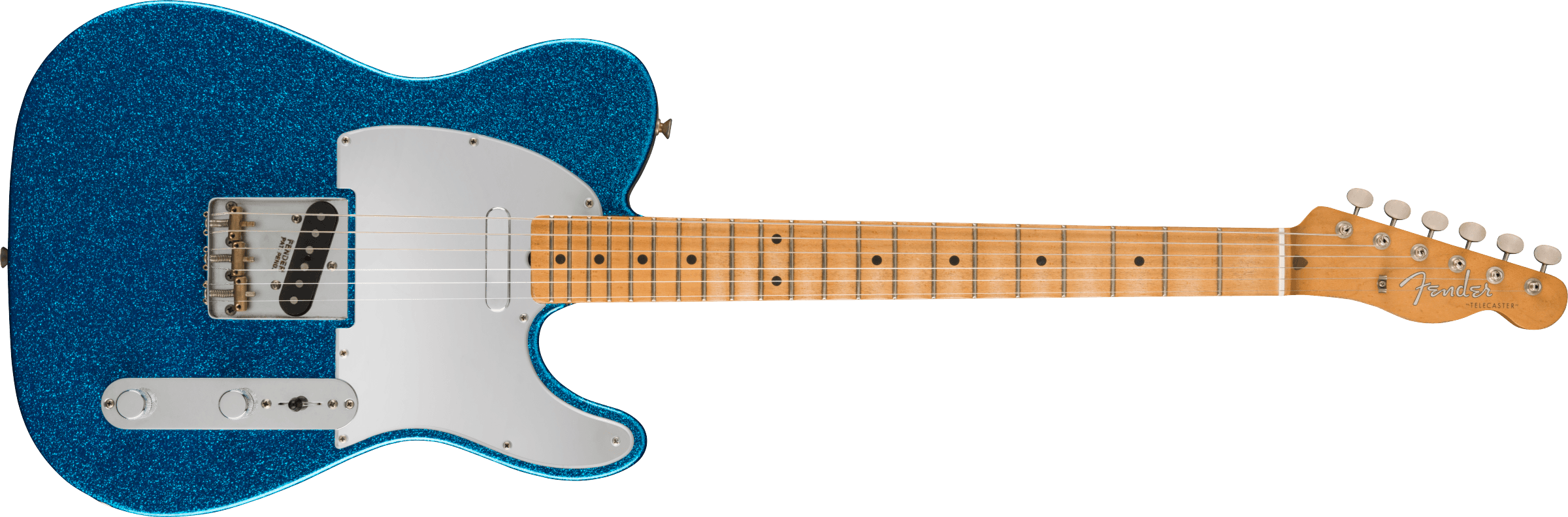Fender J Mascis Telecaster®, Maple Fingerboard, Bottle Rocket Blue Flake