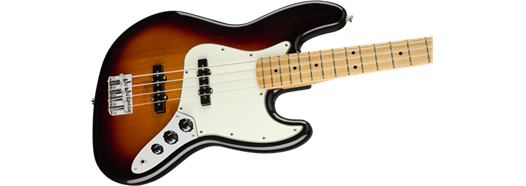 Fender Player Jazz Bass®, Maple Fingerboard, 3-Color Sunburst