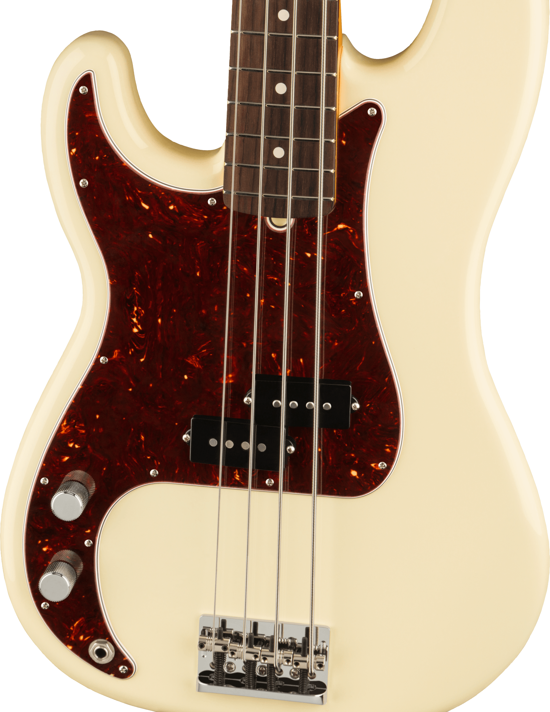 Fender American Professional II Precision Bass® Left-Hand, Rosewood Fingerboard, Olympic White