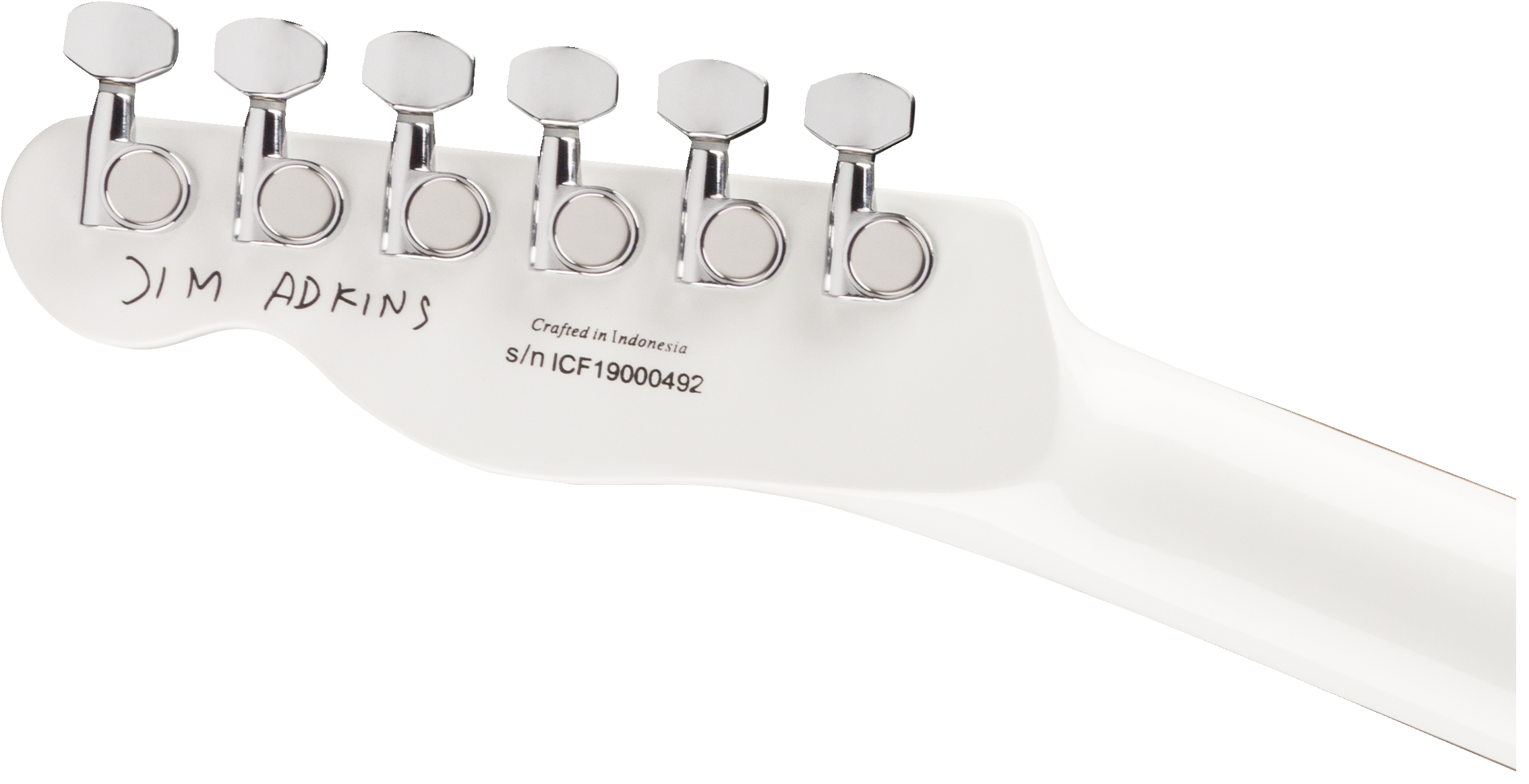 Fender Jim Adkins JA-90 Telecaster® Thinline, Laurel Fingerboard, White