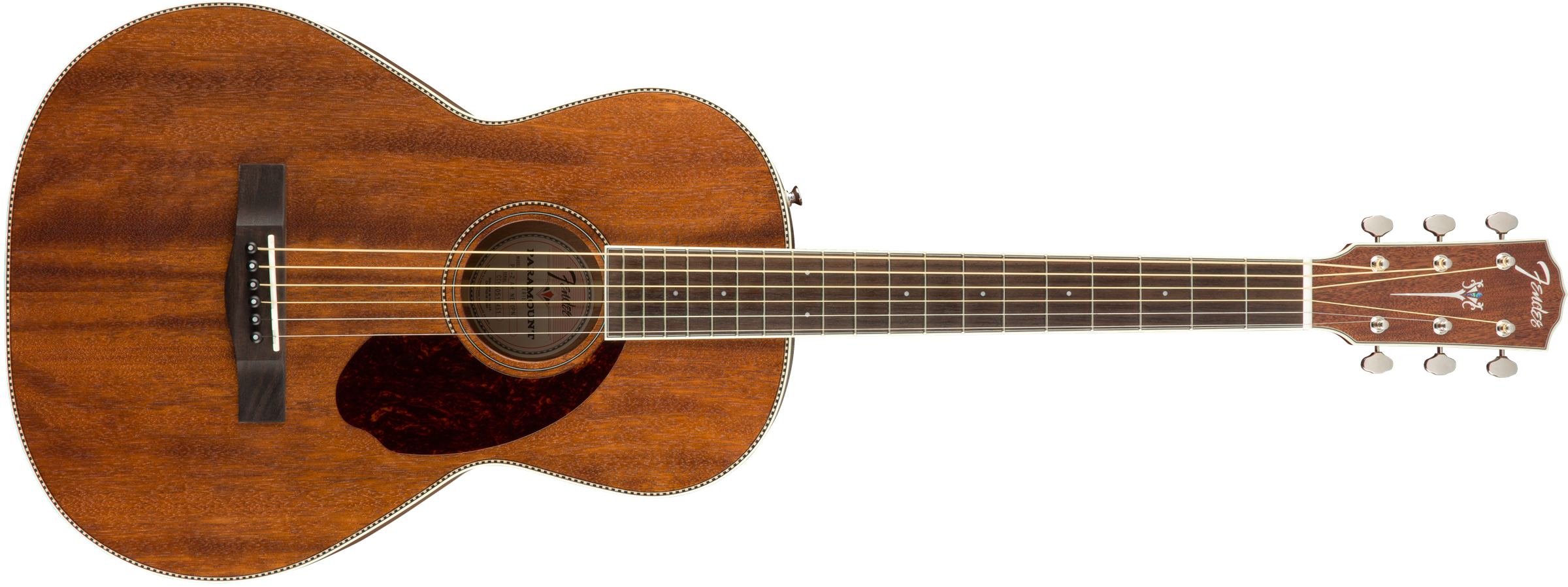 Fender PM-2 PARLOR NE, ALL-MAHOGANY, NATURAL