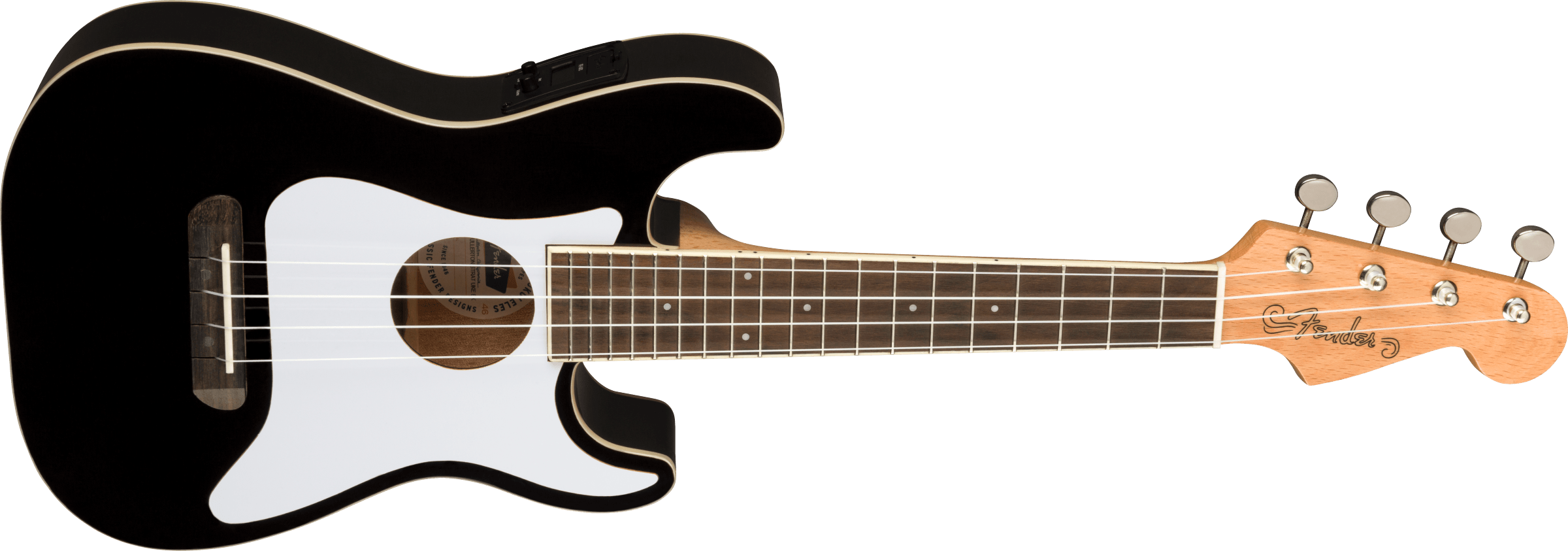 Fender Fullerton Stratocaster Ukulele Black