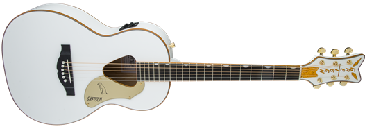 Gretsch G5021WPE Rancher™ Penguin™ Parlor Acoustic/Electric, Fishman® Pickup System, White