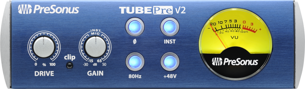 PreSonus® TubePre V2 Microphone Preamp