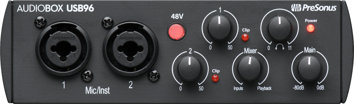 PreSonus® AudioBox® USB® 96K Studio - 25th Anniversary Edition, Black