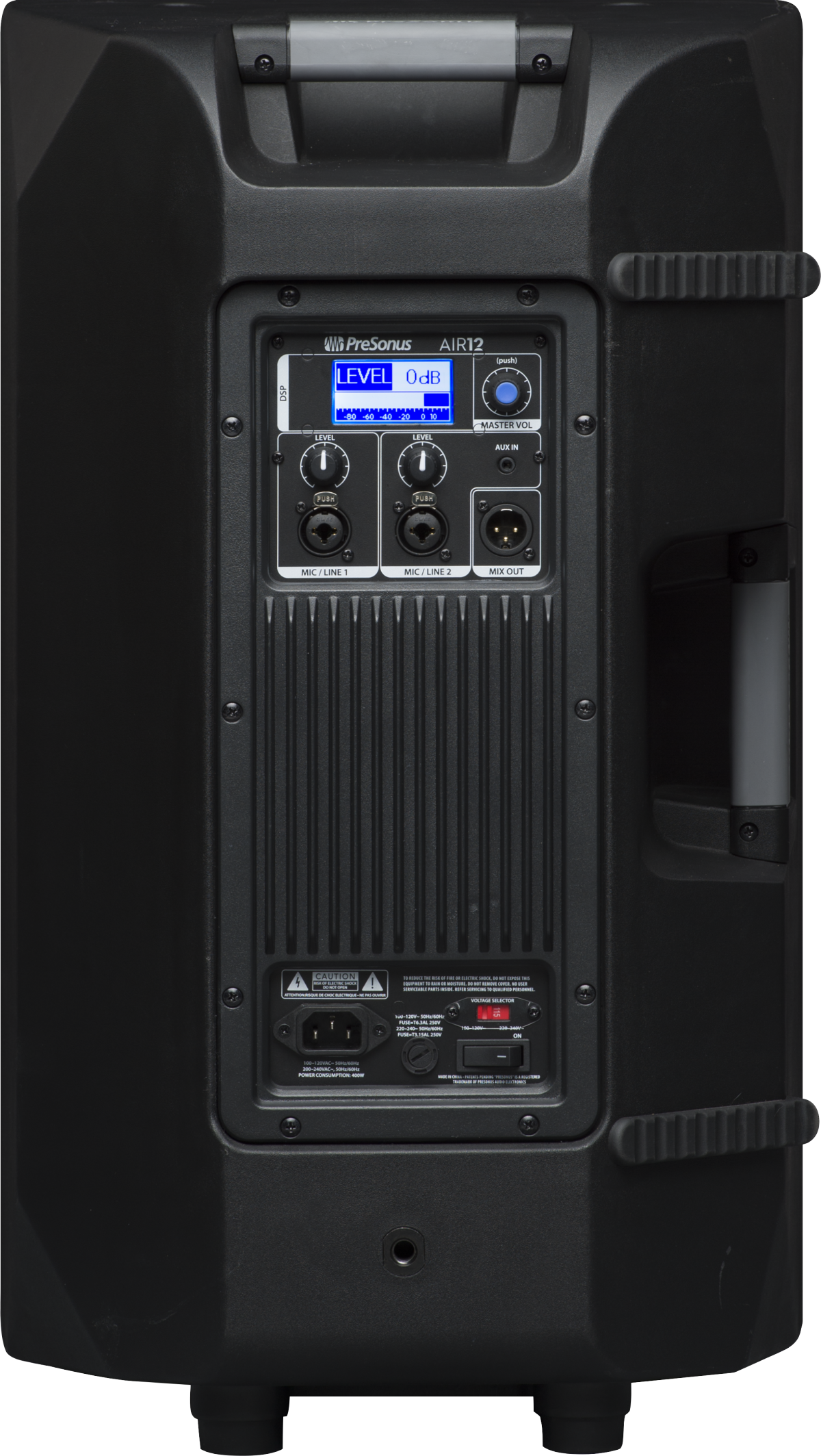 PreSonus® AIR12 2-Way Active Sound-Reinforcement Loudspeaker, Black