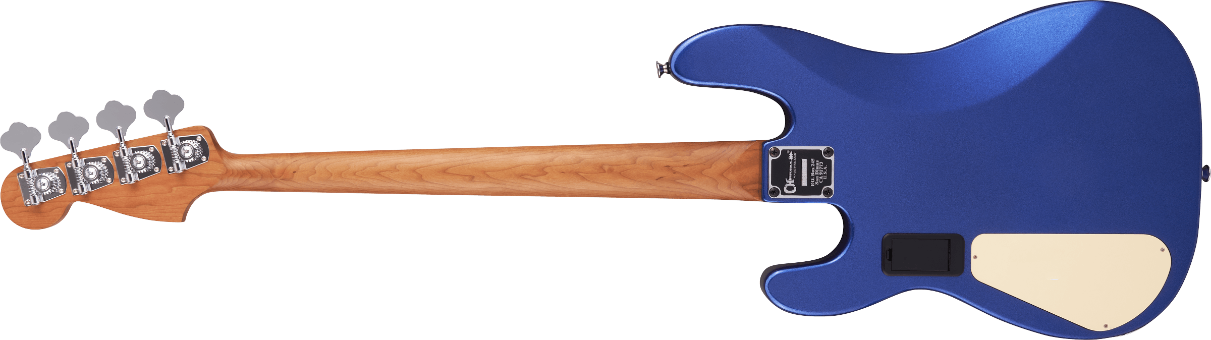 Charvel Pro-Mod San Dimas® Bass PJ IV, Caramelized Maple Fingerboard, Mystic Blue
