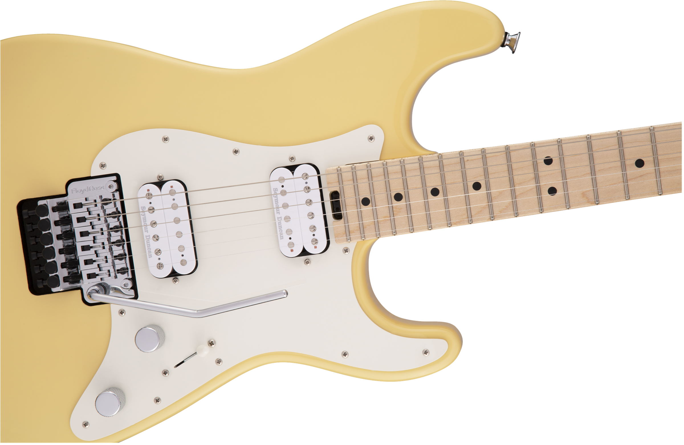 Charvel Pro-Mod So-Cal Style 1 HH FR M, Maple Fingerboard, Vintage White