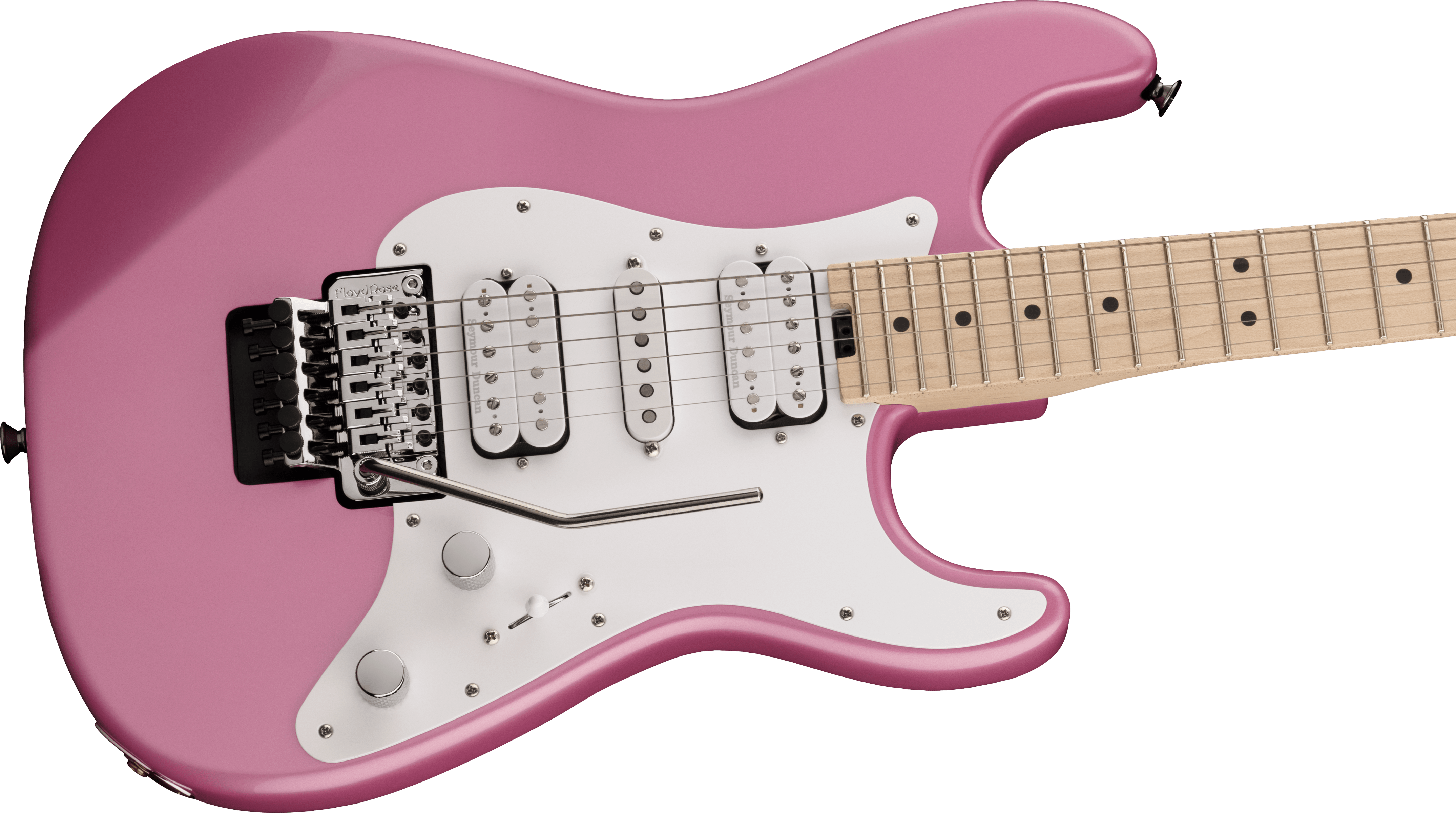 Charvel Pro-Mod So-Cal Style 1 HSH FR M, Maple Fingerboard, Platinum Pink