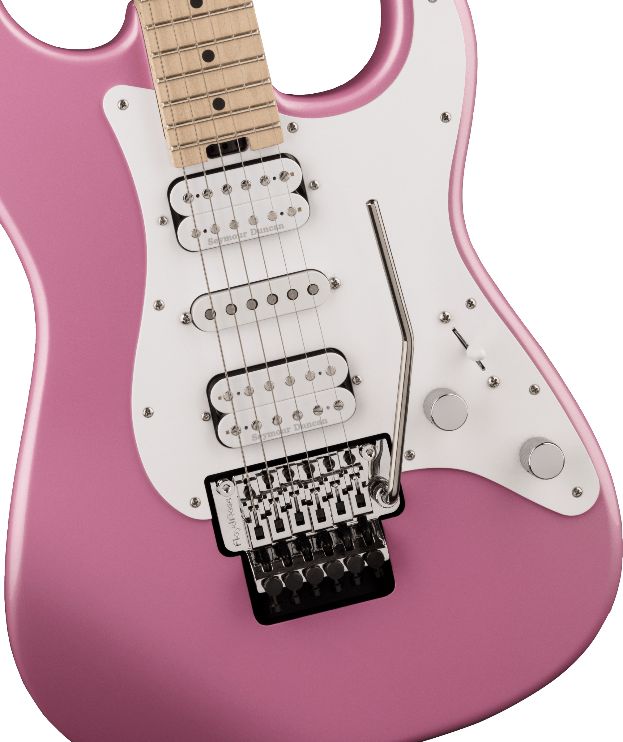 Charvel Pro-Mod So-Cal Style 1 HSH FR M, Maple Fingerboard, Platinum Pink