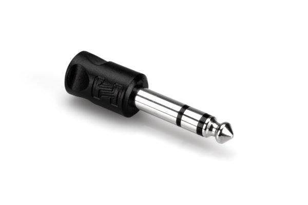 Hosa GPM-103 1/4 inch TRS Male to 3.5mm TRS Female Stereo Headphone Adapter