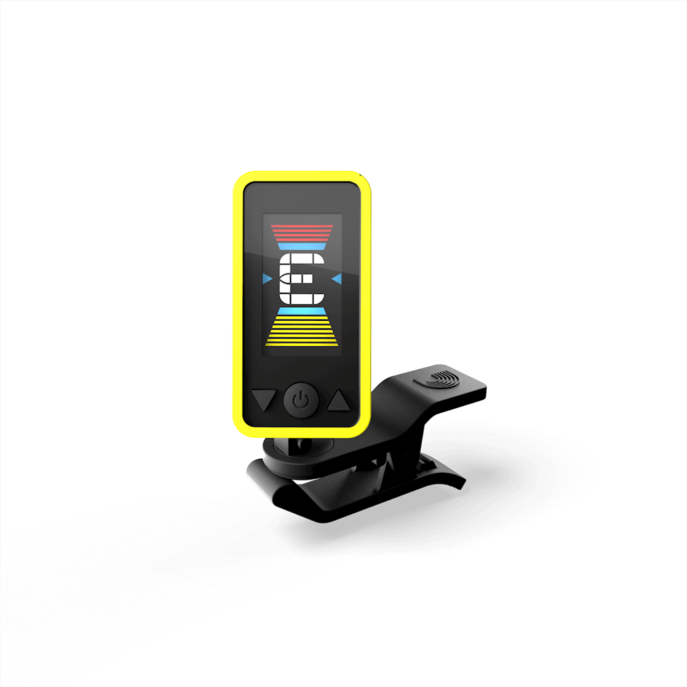 D'Addario Eclipse Tuner Yellow