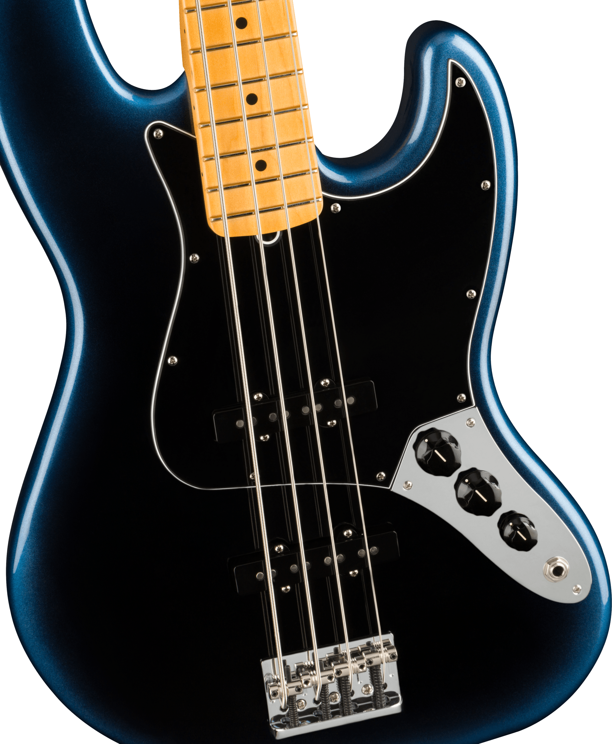 Fender American Professional II Jazz Bass®, Maple Fingerboard, Dark Night