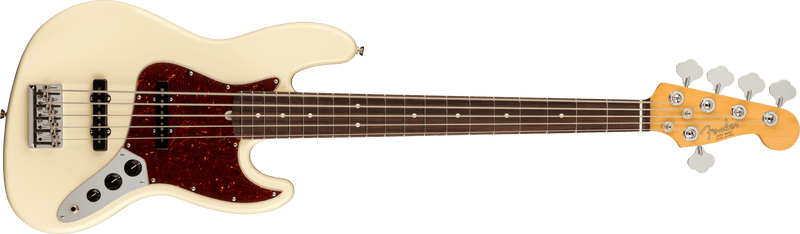 Fender American Professional II Jazz Bass® V, Rosewood Fingerboard, Olympic White