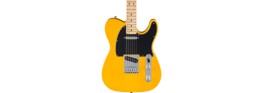 Fender Standard Telecaster® Maple Fingerboard, Black Pickguard, Butterscotch Blonde