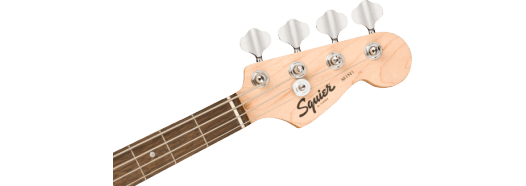 Squier Mini Precision Bass® Laurel Fingerboard, White Pickguard, Dakota Red