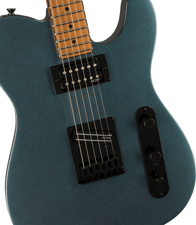 Squier Contemporary Telecaster® RH, Roasted Maple Fingerboard, Gunmetal Metallic