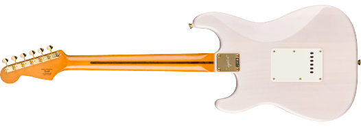 FSR Classic Vibe™ '50s Stratocaster® Maple Fingerboard, Parchment Pickguard, Gold Hardware, White Blonde