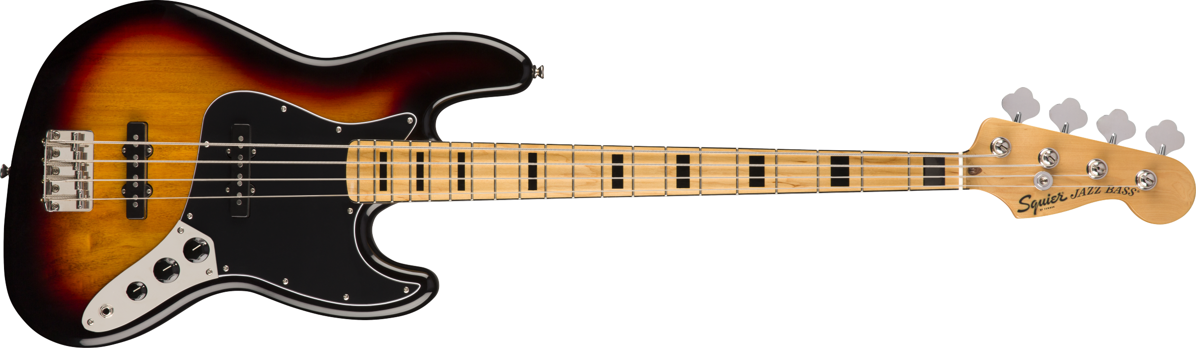Squier Classic Vibe '70s Jazz Bass®, Maple Fingerboard, 3-Color Sunburst