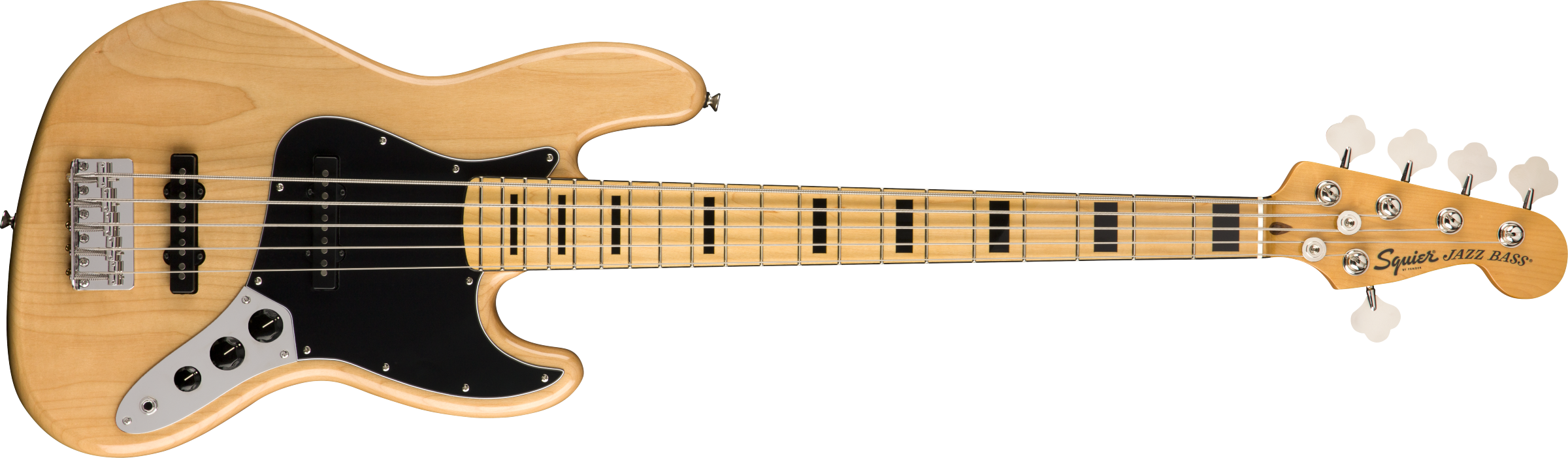 Squier Classic Vibe '70s Jazz Bass® V, Maple Fingerboard, Natural