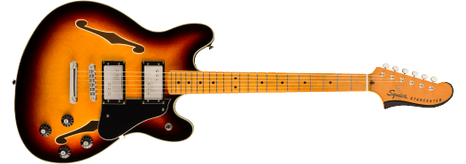Squier Classic Vibe Starcaster® Maple Fingerbaord, 3-Color Sunburst