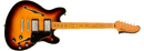 Squier Classic Vibe Starcaster® Maple Fingerbaord, 3-Color Sunburst