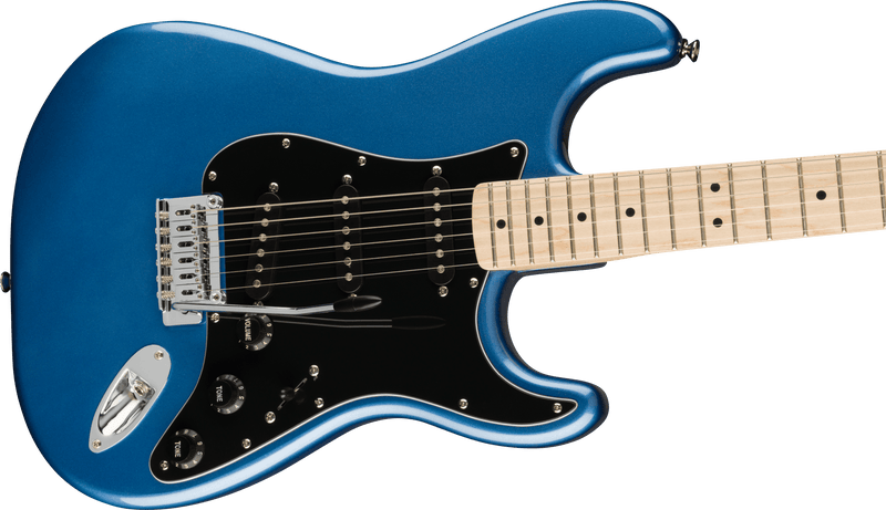 Squier Affinity Series™ Stratocaster®, Maple Fingerboard, Black Pickguard, Lake Placid Blue