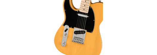 Affinity Series® Telecaster® Left-Handed Maple Fingerboard, Black Pickguard, Butterscotch Blonde