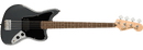 Squier Affinity Series® Jaguar® Bass H Laurel Fingerboard, Black Pickguard, Charcoal Frost Metallic