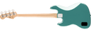 Squier Affinity Series® Active Jazz Bass® Laurel Fingerboard, White Pickguard, Mystic Sea Foam Green