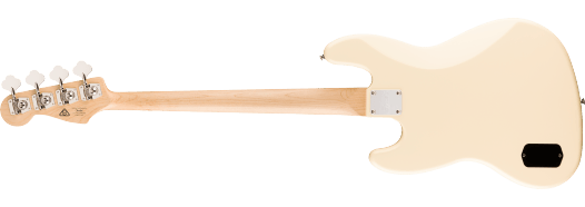 Squier Affinity Series® Active Jazz Bass® Maple Fingerboard, Black Pickguard, Olympic White