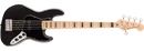Squier Affinity Series® Active Jazz Bass® V Maple Fingerboard, Black Pickguard, Black Metallic