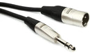 Hosa HSX-003 Pro Balanced Interconnect - REAN 1/4-inch TRS Male to XLR3 Male - 3 foot