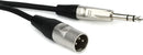 Hosa HSX-010 Pro Balanced Interconnect - REAN 1/4-inch TRS Male to XLR3 Male - 10 foot
