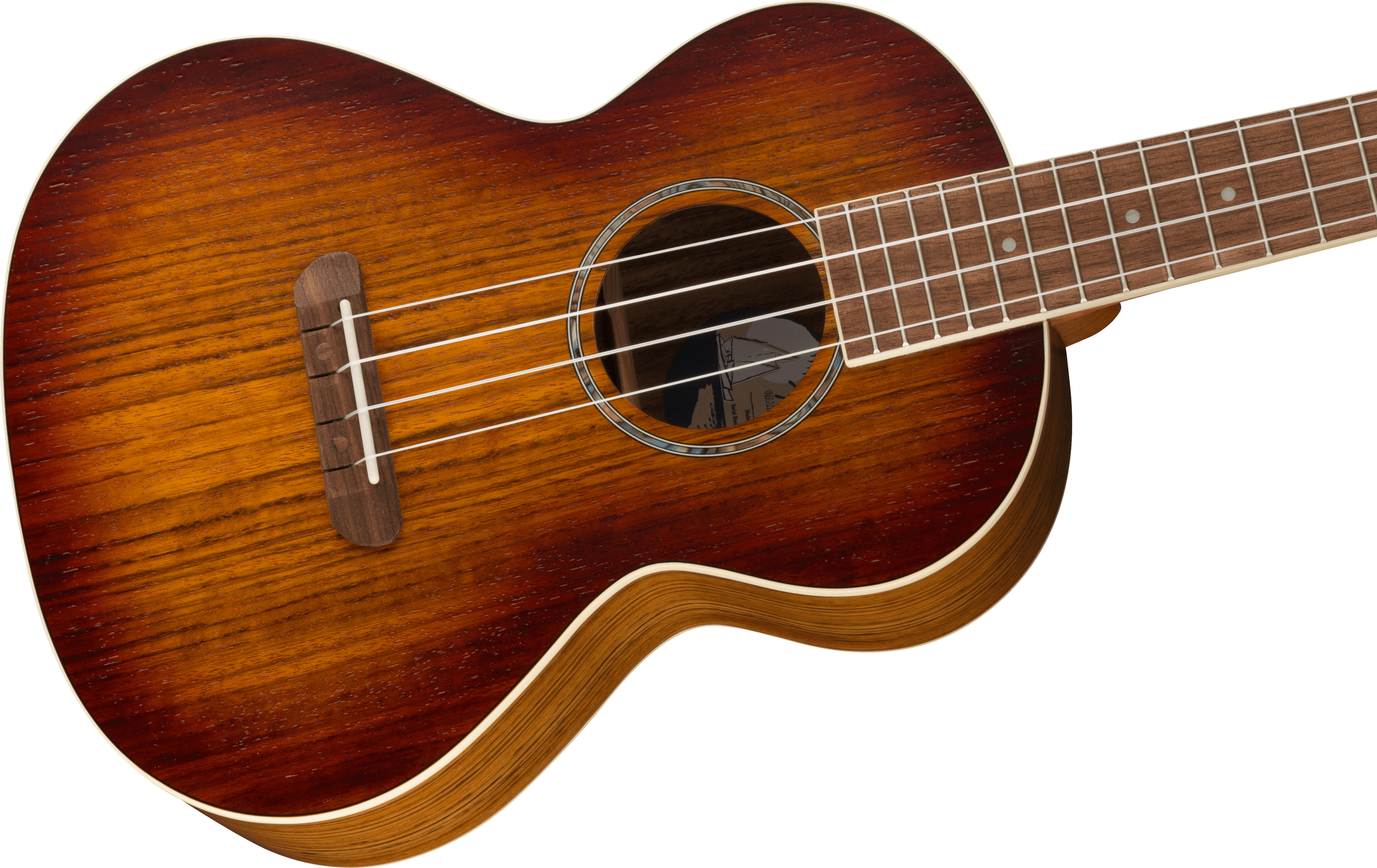 Fender Rincon Tenor Ukulele, Walnut Fingerboard, Aged Cognac Burst
