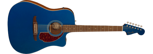 Fender Redondo™ Player, Walnut Fingerboard, Tortoiseshell Pickguard, Lake Placid Blue