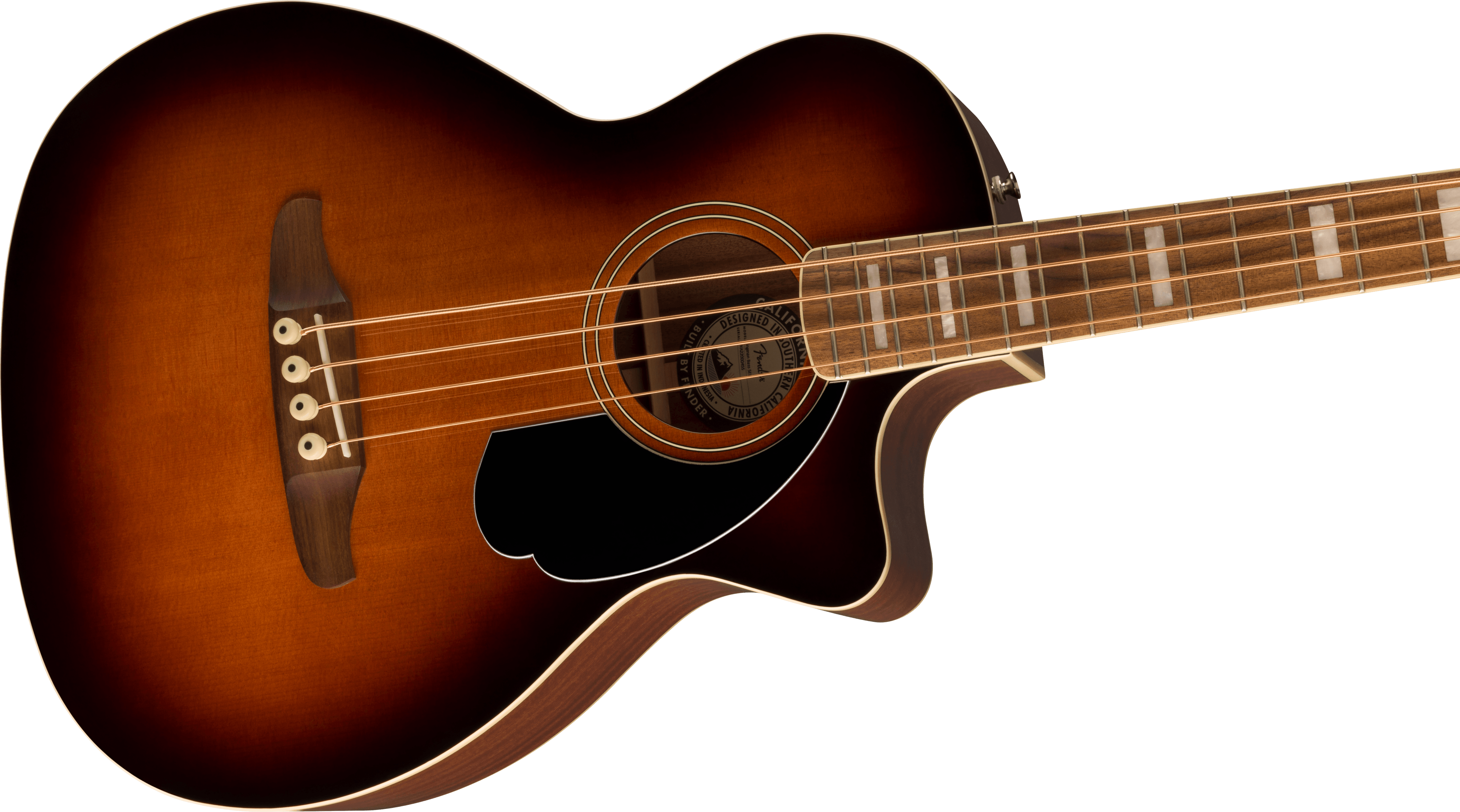 Fender Kingman™ Bass, Walnut Fingerboard, Black Pickguard, Shaded Edge Burst