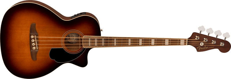 Fender Kingman™ Bass, Walnut Fingerboard, Black Pickguard, Shaded Edge Burst