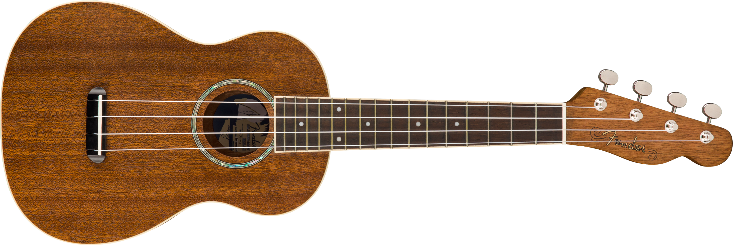 Fender Zuma Concert Ukulele, Walnut Fingerboard, Natural