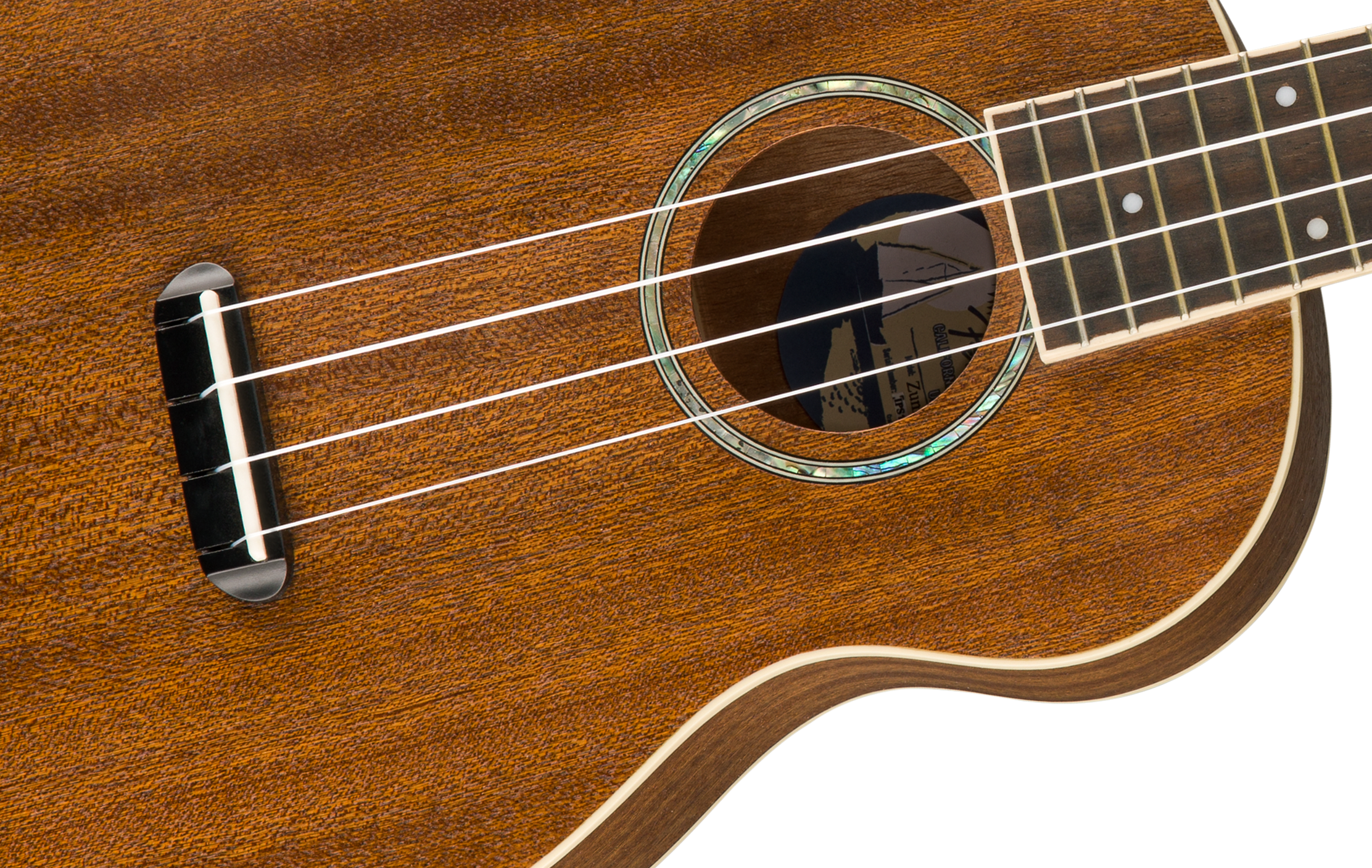 Fender Zuma Concert Ukulele, Walnut Fingerboard, Natural