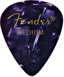 Fender Premium Celluloid 351 Shape Picks, Medium, Purple Moto, 12-Pack